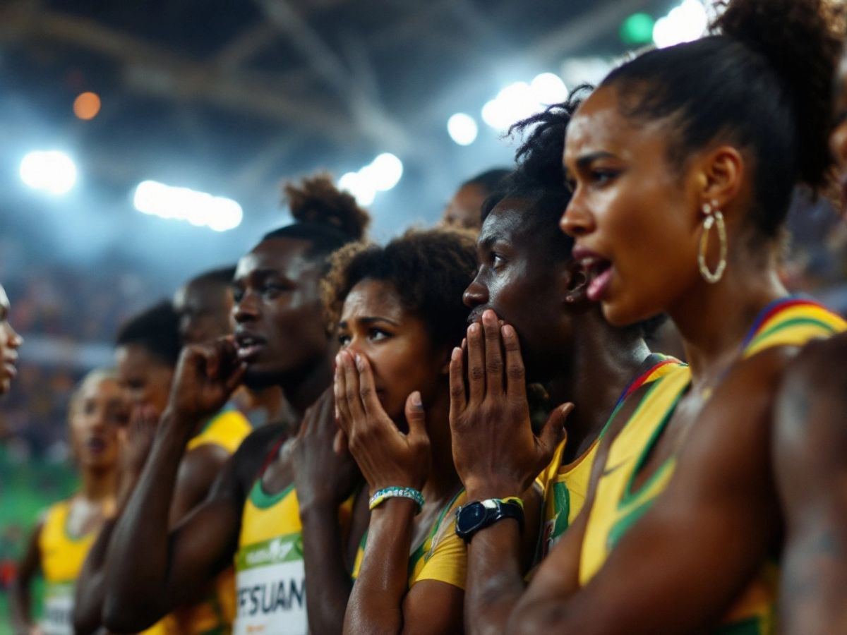 Athletes Showing Disappointment At Commonwealth Games Exclusion.